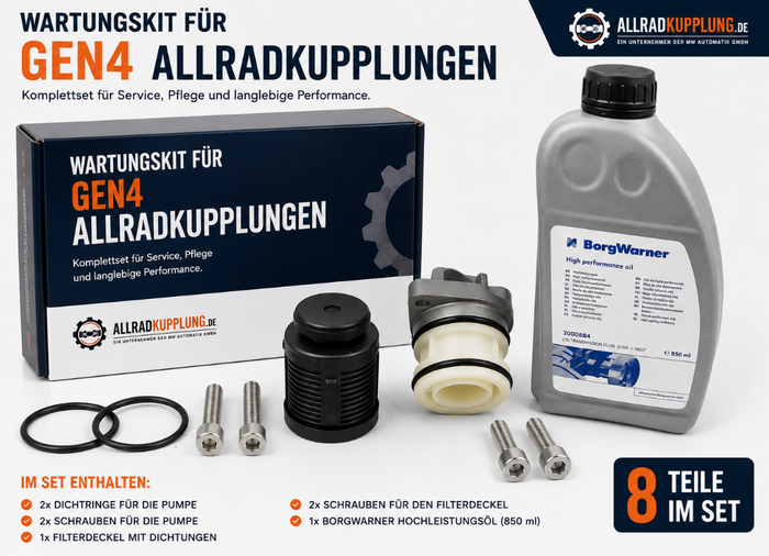 Wartungskit für Vw Audi Seat Skoda Generation 4 Allradkupplung